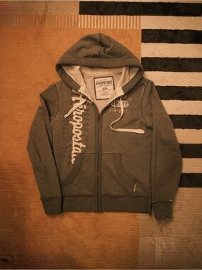 Aeropostale Kids' Olive Green Full-Zip Hoodie Jacket